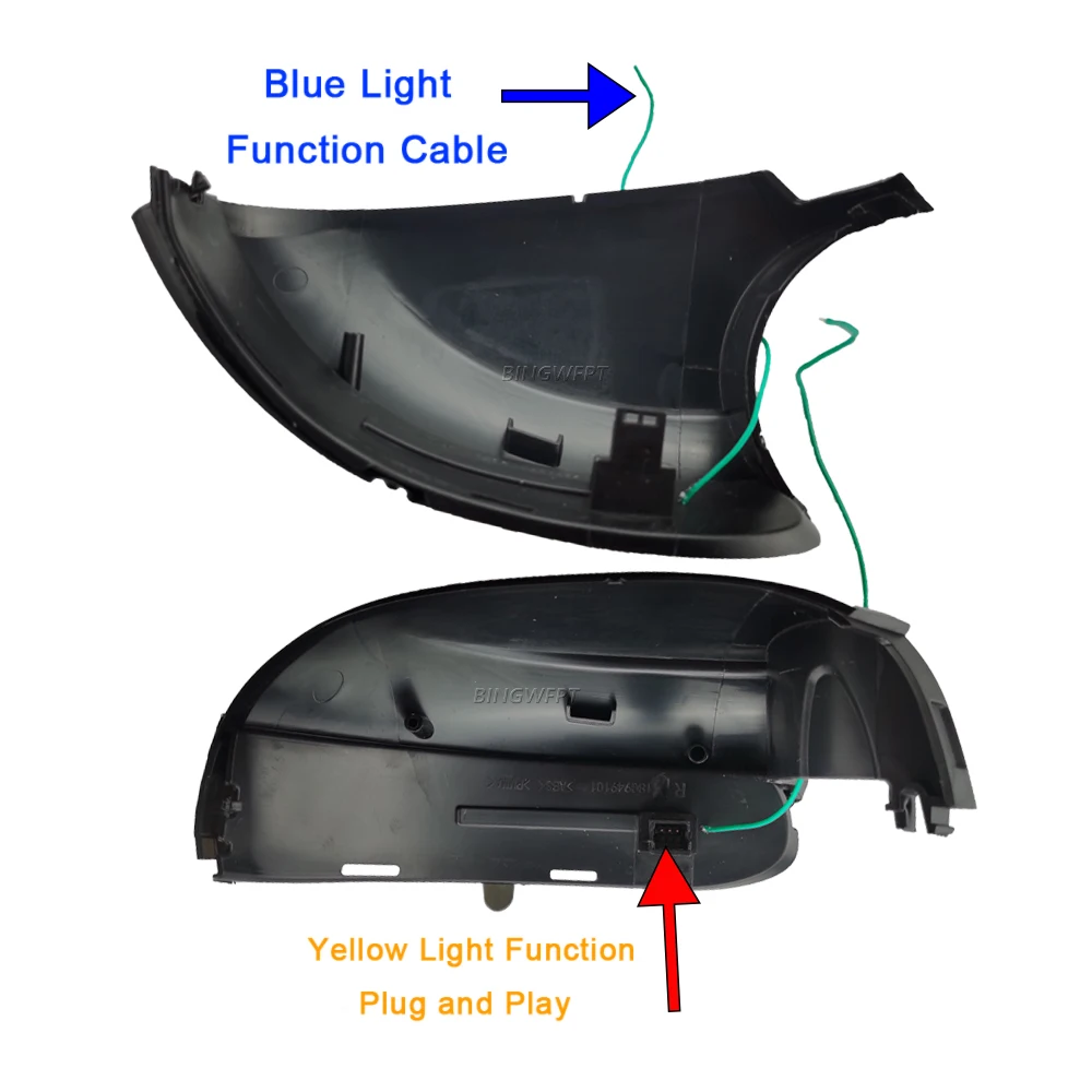 Dynamic Turn Signal LED Side Wing Rearview Mirror Indicator Blinker Repeater Light Lamp For VW GOLF 6 MK6 GTI R32 08-14 Touran