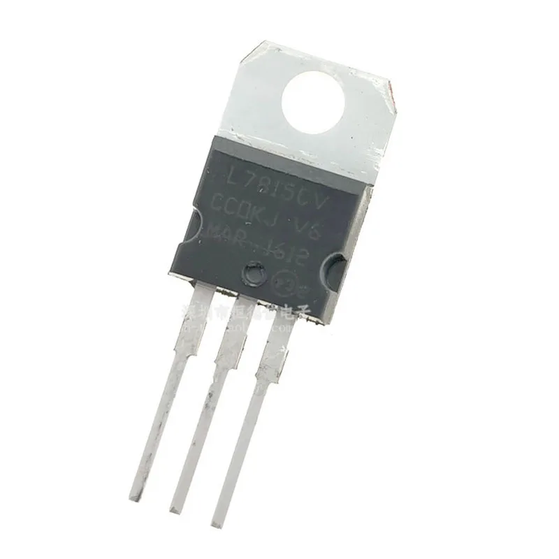 เครื่องควบคุมแรงดันไฟฟ้าสามขั้วสำหรับ L7815CV ในประเทศใหม่20ชิ้น/ล็อตเครื่องควบคุม L7815 1.5A วงจรรวม15V เพื่อ-220
