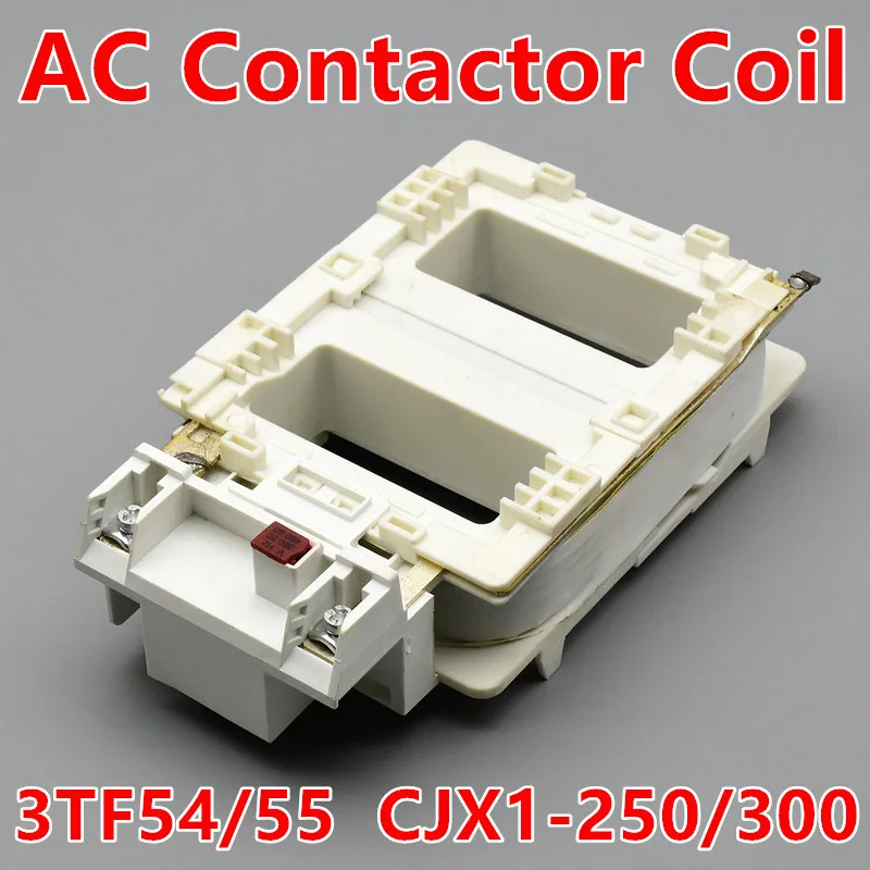 

AC Contactor Coil For CJX1-250/22 CJX1-300/22 3TF54 3TF55 220V 380V 110V Voltage Control Coil