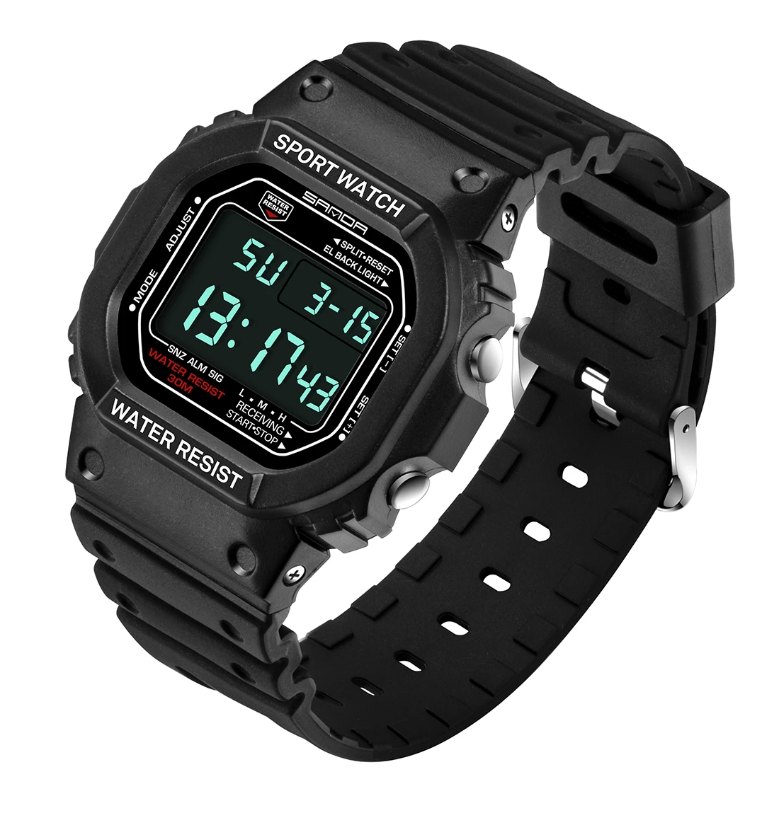 Fashion Sanda Top Brand Professional Sports Watch Men Women Waterproof Military Watches Shock Men's Retro Analog Quartz Digital