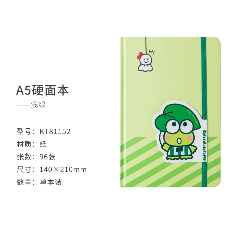 Kingbor A5 Hardcover Boek Groen Donkergroen Cartoon Dagboek Boek Boekje Horizontale Lijn Boek Kasboek Notebook
