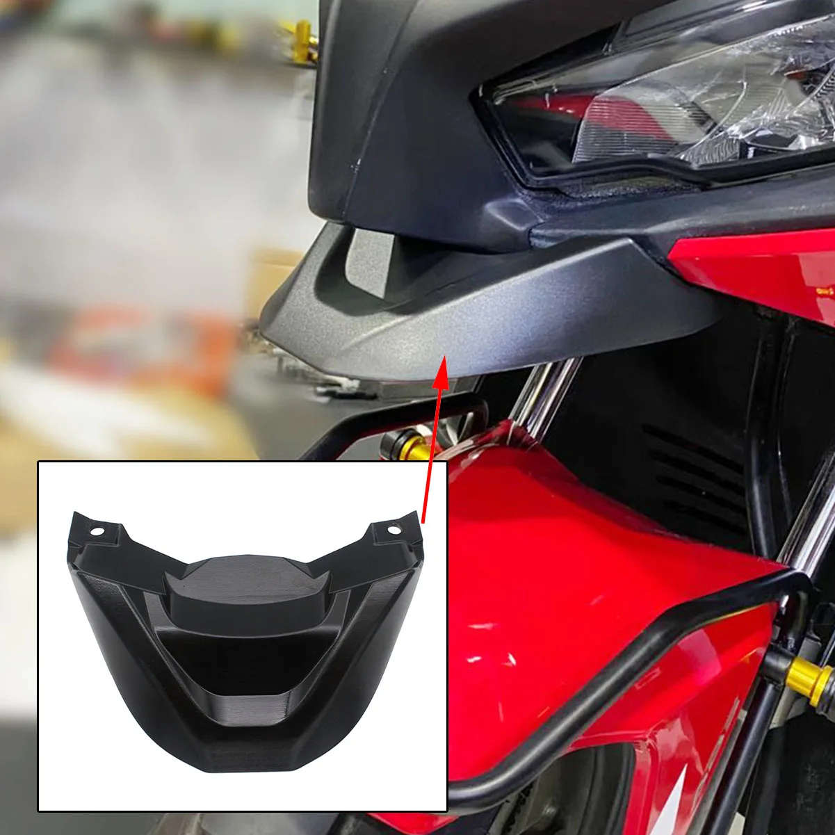 SEMSPEED adv150 New Front Wheel Hugger Fender Cover Beak Nose Fairing Cone Extension Cowl Guard For HONDA ADV150 2019 2020 Parts