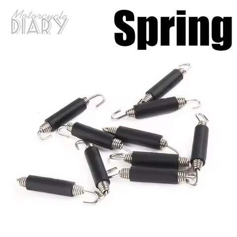 Spring Motorcycle Exhaust Modified Link Pipe Escape Moto For Logo Z1000 Z800 Z900 CBR500 NK400 NK650 R3 S1000RR Accessories Bike