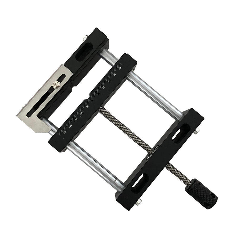 Alumínio Flat Tongs Vice Vise Parallel-jaw Parafuso Fixture Plain Vise Faça Você Mesmo Madeira e Metal Working 140 mm x 320 mm Qgg