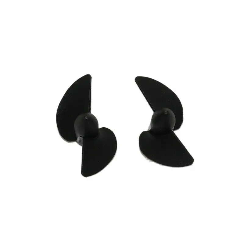 RC Barco Paddle com Rosca, Nylon Prop, 2 Lâmina, M4 Barco Hélices, Núcleo de Cobre, CW, CCW, DIY, 1 Pc