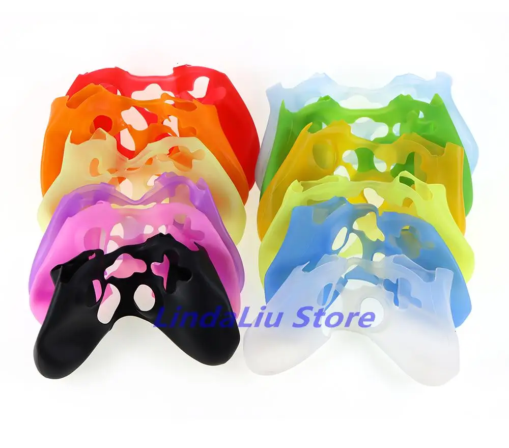 1pc/lot multi-colors soft silicone case silicone protective skin case for xbox360 xbox 360 game controller