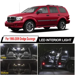 Canbus Error Free Car Lamps Interior LED Light Kit For 1998-2009 Dodge Durango Map Dome Trunk License plate Lamp Auto Lighting