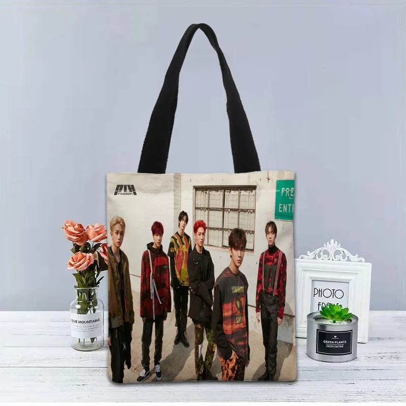 New Product Bag P1Harmony Handbag Fashion Printing Soft Open Pocket Casual Tote Double shoulder Strap For Women Student 0622