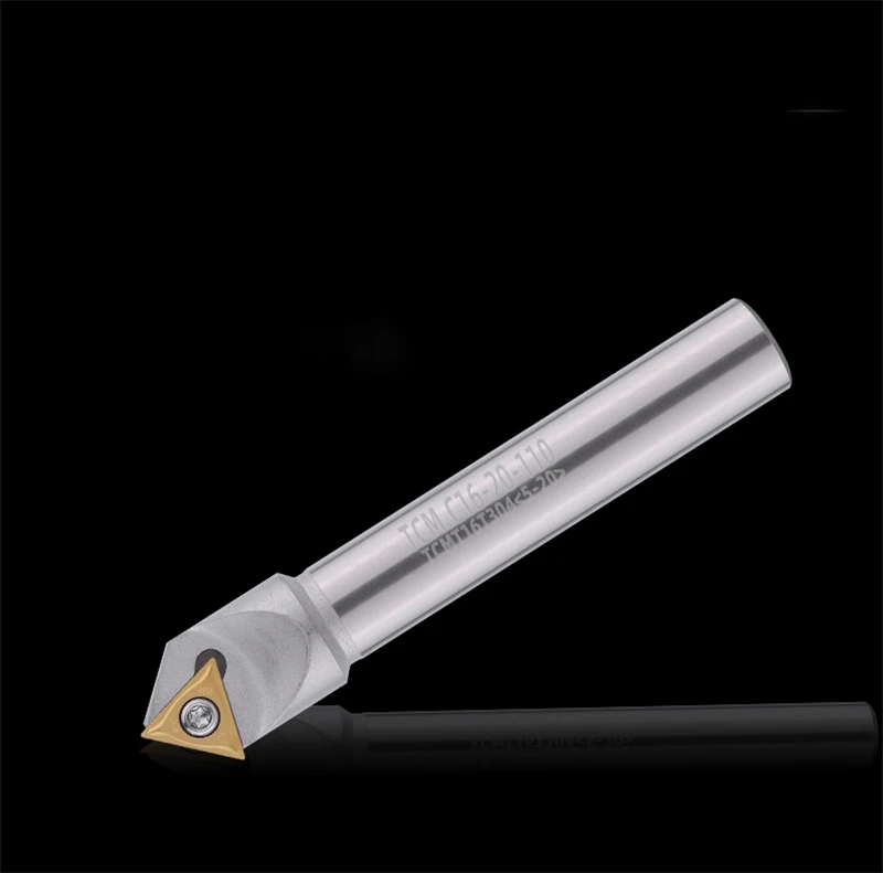 OYYU TCM 45 Degree Chamfering Tools Milling Cutter 12mm 16mm 20mm for TCMT Carbide Inserts Lathe Cutting Holder End Mill Shank