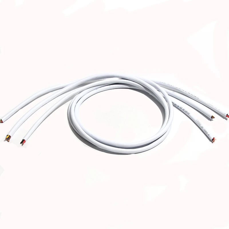 عالية النحاس النقي النوى 1.5/2/3 مربع الأسلاك الشمسية الكهربائية كابل لتتبع الحرارة 1 متر طول بك البلاستيك متعدد حبلا لينة غمد