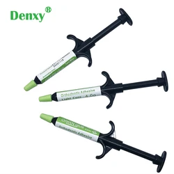 Denxy 1/2pcs Dental Bracket Teeth Adhesive Green Glue Orthodontic Green Glue Light cure Orthodontic bonding ortho bond paste