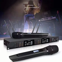 Paulkitson MK-951True Diversity Digital Wireless Microphone System Professional Performance Microphone UHF Dual Channel MIC