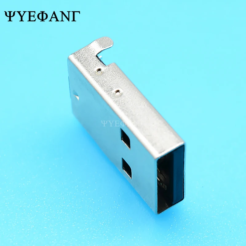 10pcs USB 2.0 Male A Type USB PCB Connector Plug Right Angle 90 degree DIP Male USB Connectors Black White