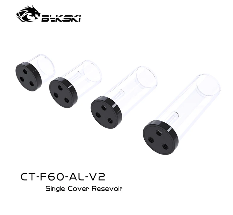 Bykski CT-F60-AL-V2 Water cooling tank Expand Reservoir DDC modified cover Assembly 60mm 100mm 150mm 200mm