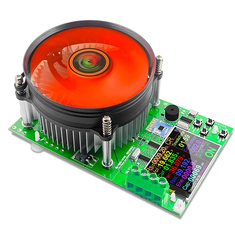 DL24 4-WIRE Tester pojemności akumulatora Elektroniczny tester mocy obciążenia Miernik rozładowania 150W 200V 25A