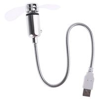 Office Outdoor Universal Flexible USB Fan Air Cooling Cooler For Laptop Desktop PC Computer USB Powerbank