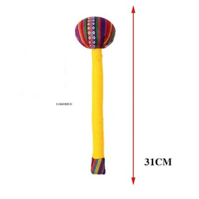 Lengthened hand beat massage hammer meridian mallet handicraft neck and shoulder tapping stick back health beat hammer