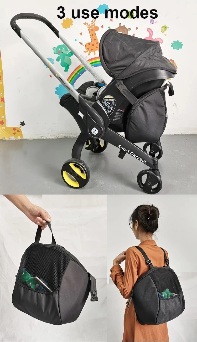 Accesorios para cochecito de asiento de coche, cubierta de extensión de sombrilla y bolsa de almacenamiento, bolsa de compras para Doona