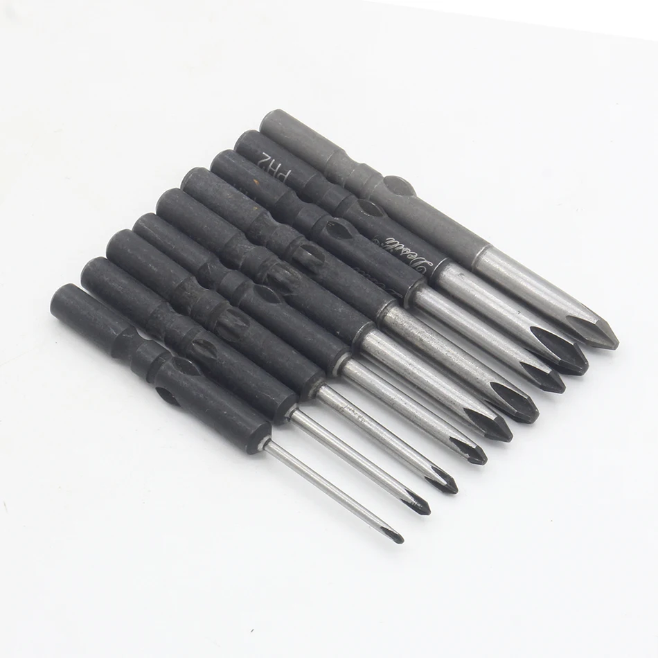 1Pcs 801 6mm Round Shank Phillips Cross Electric Screwdriver Bits Set Repair Tools