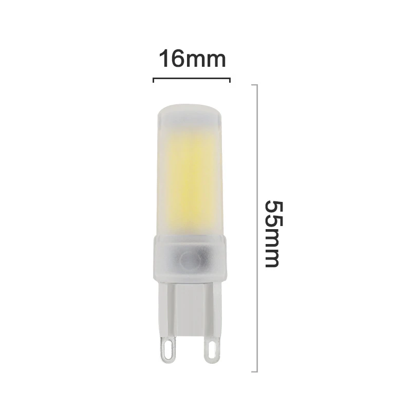 Dimmable G9 LED 6W 9W 220V 240V LED Filament Bulb Lampada Lampu Gantung Lampu Menggantikan Lampu Pijar lampu Ampul