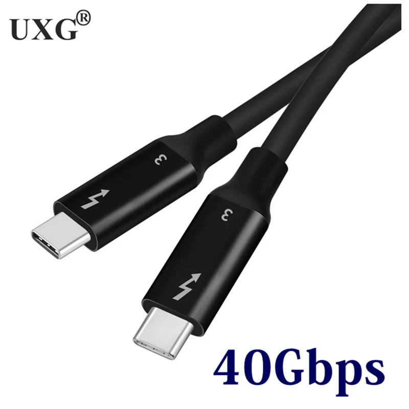 USB C To USB C Cable PD 100W 5A/20V Hunderbolt3 Certified 40Gbps Type C To C USB3.1 Fast PD Cable For Mac Pro Quick Charge
