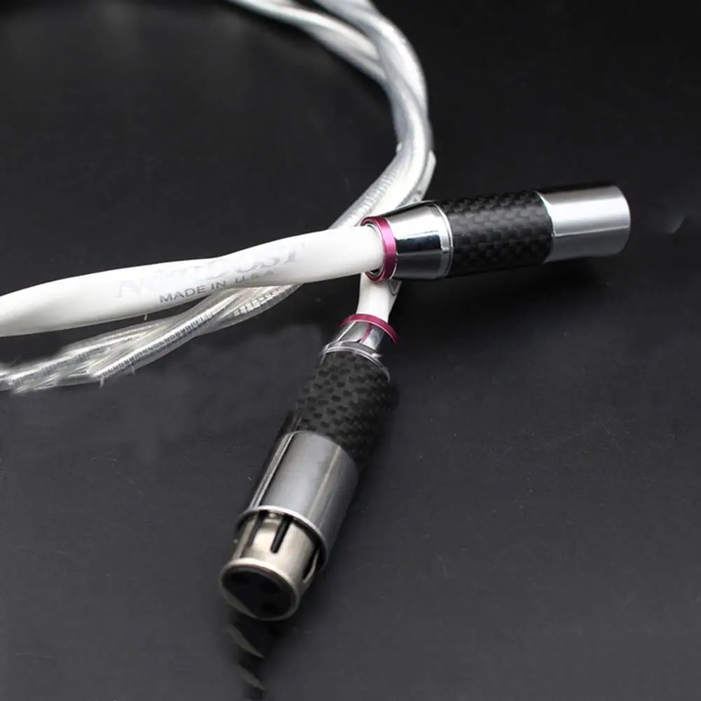 Hifi Nordost Odin RCA Carbon Fiber Plug XLR Balance interconnect Cable Audio Hifi 75OM Digital Coaxial Cable