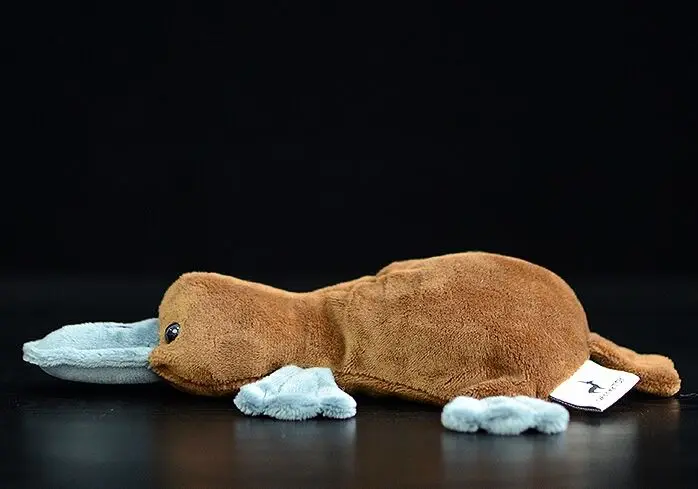 لعبة نابضة بالحياة لخلد الماء من القطيفة حوالي 20 سنتيمتر دمية ناعمة لعبة طفل هدية عيد الميلاد h1255