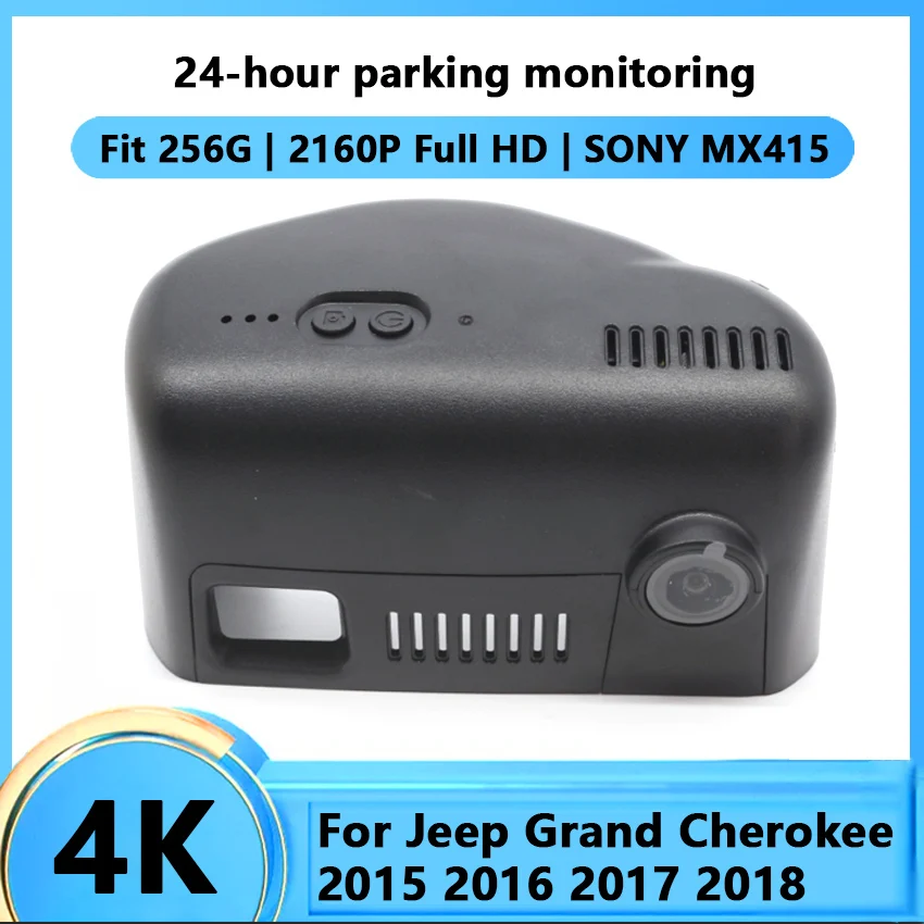 

Car Wifi DVR Driving Video Recorder Car Front Dash Camera Cam For Jeep Grand Cherokee 2015 2016 2017 2018 Night Vision HD 2160P