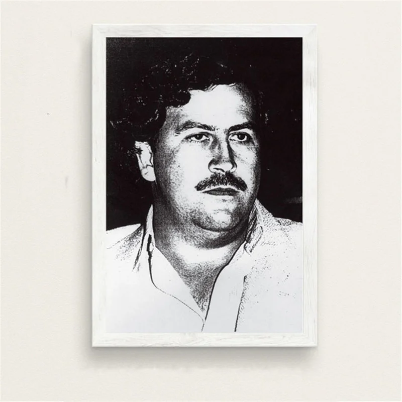 Pablo Escobar Hot Famous Art Painting Vintage Canvas Poster Wall Home Decor