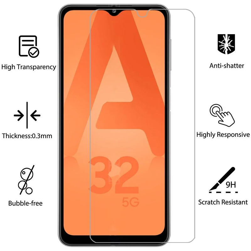 case for samsung a32 5g cover screen protector tempered glass on galaxy a 32 32a protective phone coque bag samsunga32 galaxya32