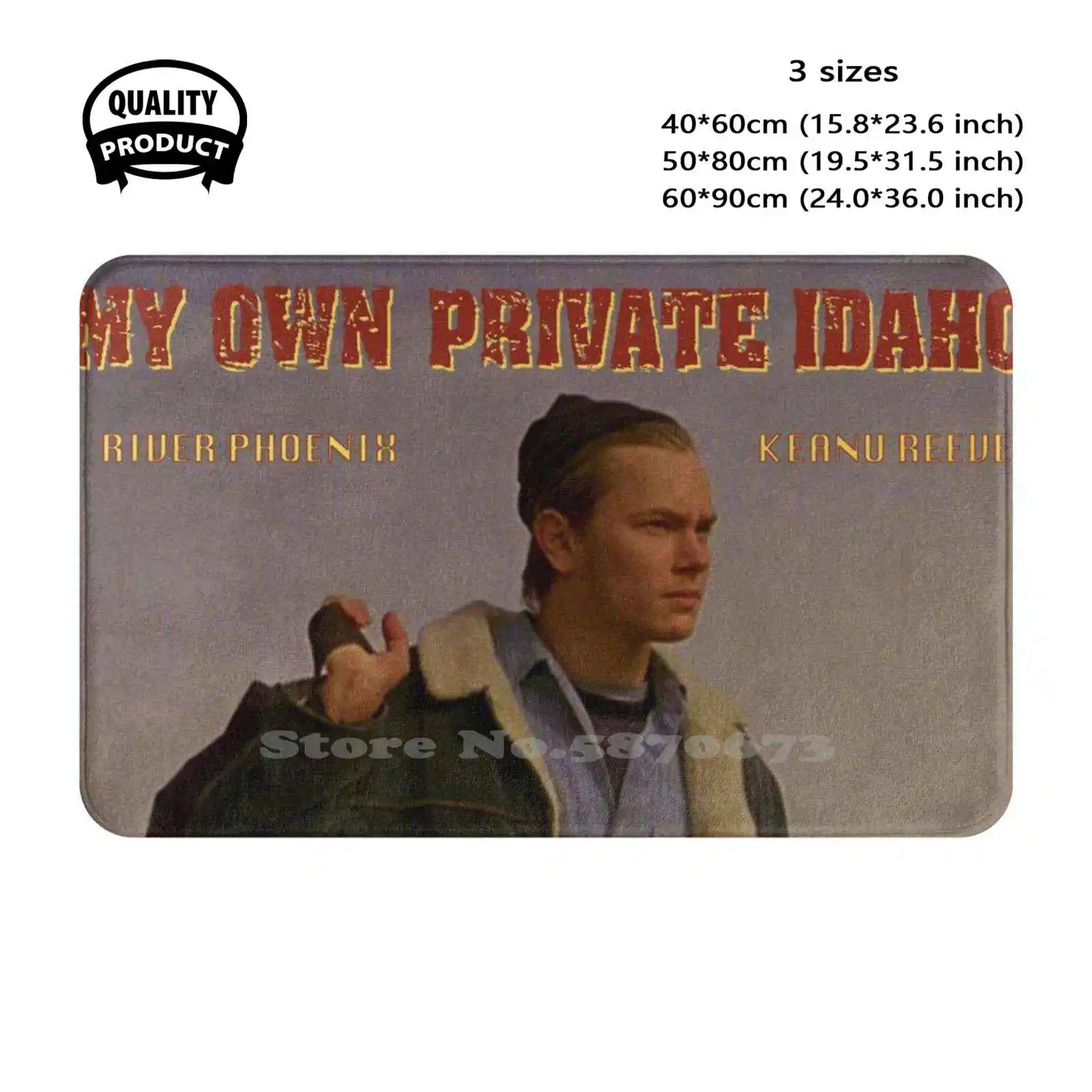 My Own Private Idaho Soft Cushion Home Carpet Door Mat Car Rug My Own Private Idaho Mopi Actors Keanu Reeves River Phoenix