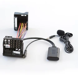 Biurlink Car Aux Input Audio Cable Bluetooth 5.0 Calling Handsfree Handsfree Adapter For BMW Z4 E85 X3 E83 E39 Bluetooth
