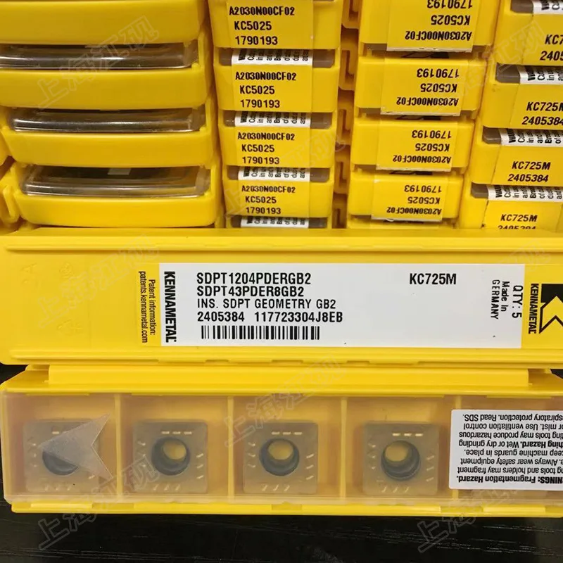 Kennametal SDPT43PDERGB2 KC725M KCK15 Carbide Insert SDPT Inserts