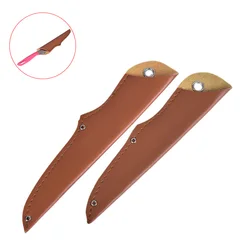 21-36CM Knife Sheath Leather Sheath With Waist Belt Buckle Pocket Multi-function Tool Knife Protective Cover Leather Sheath Belt