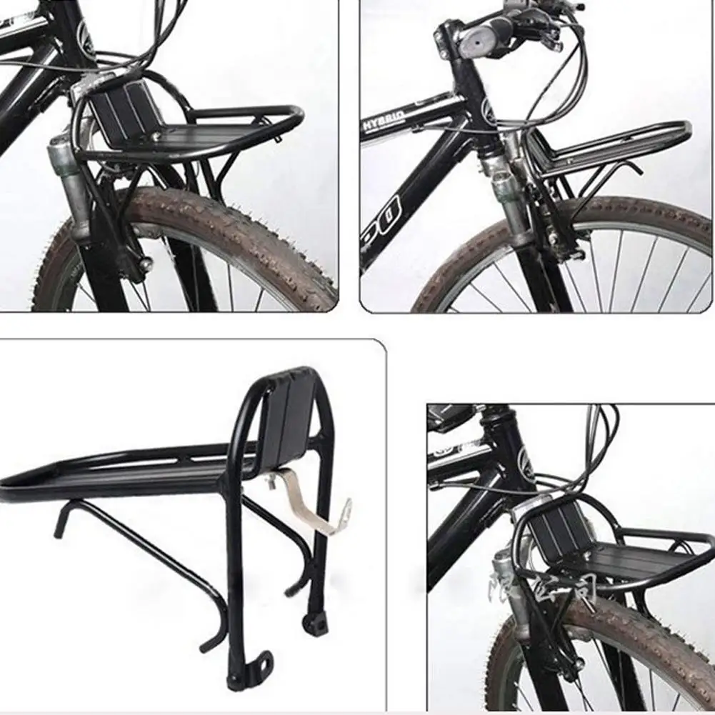 Aluminum Alloy MTB Road Cycling Bike Bicycle Front Rack Carrier Panniers Bag Luggage Shelf Bracket Trunk for Bicycle Parts