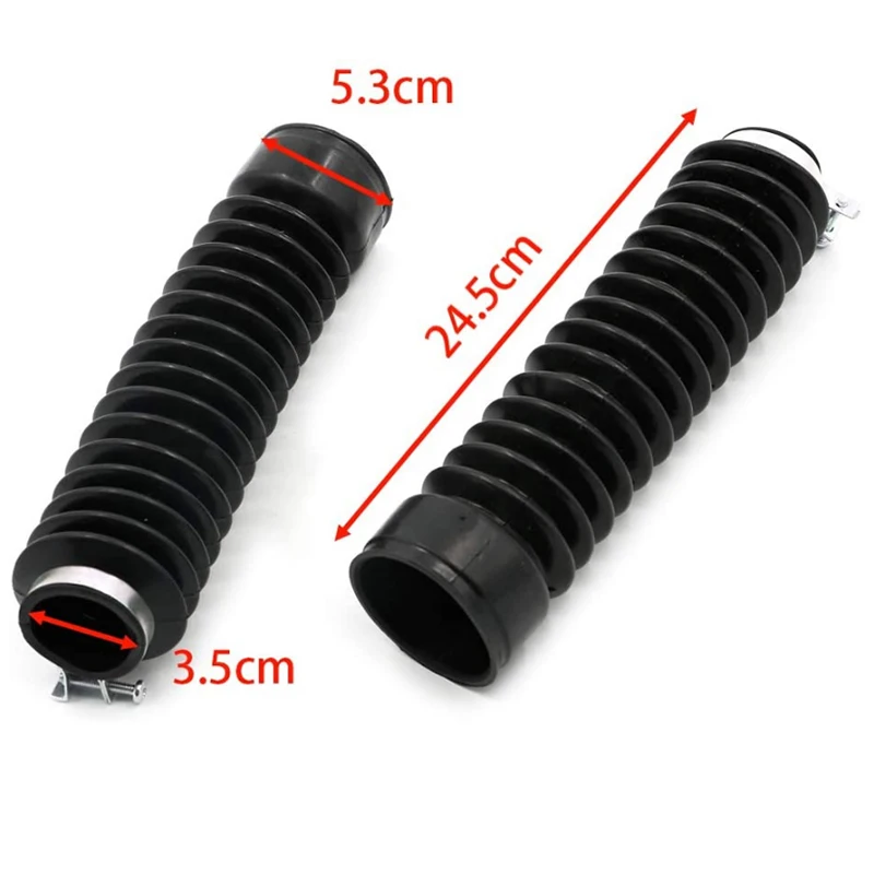 Pair Front Fork Cover Gaiters Gators Boots Shock Protector Absorber Protective Sleeve for YAMAHA XG250 Tricker XG 250 XG-250