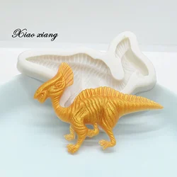 3D Dinosaur Shape Silicone Resin Mold Kitchen Baking Tools DIY Cake Pastry Fondant Moulds Chocolate Lace Decorating Tools