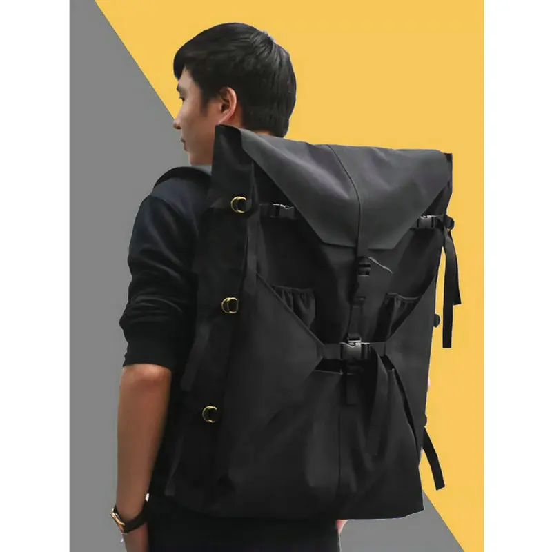 Tas Seni Hitam Mode Papan Gambar A2 Tas Lukis 4K Casing Portofolio Seni Tas Ransel Artis Besar Tahan Air untuk Alat Gambar