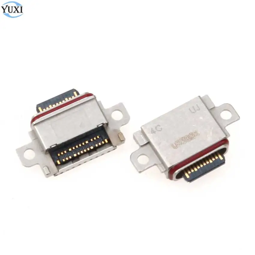 YuXi 1pcs Voor Samsung Galaxy S10/S10 Plus/S10E Poort Opladen Connector Charger Micro USB Connector Jack micro USB Socket