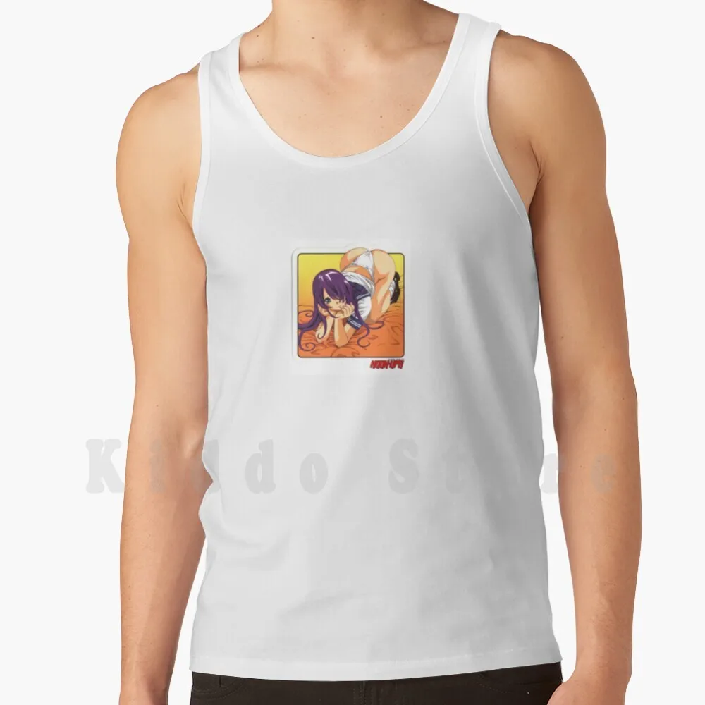 Vintage Anime Girl Hook Ups Hookups Hook-Ups Skate Brand Cartoon Tank Tops Vest 100% Cotton Hook Ups Skate Skating