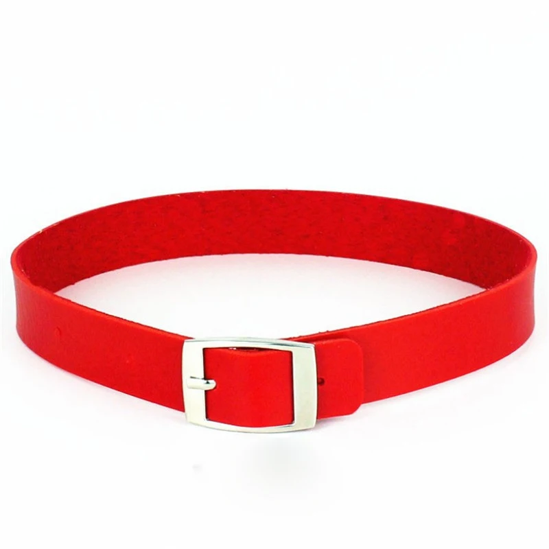 Women Black Punk Choker Collar Necklace Pu Leather Goth Belt Choker Necklace Pendientes Party Club Sexy Gothic Femme Jewelry