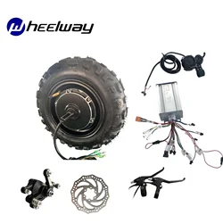 High Power Electric Bicycle Motor, Off-road Tire Hub Motor, Shared Scooter Kit, 1800RPM, 11 Inch, 60V, 72V, 3000W, 3500W