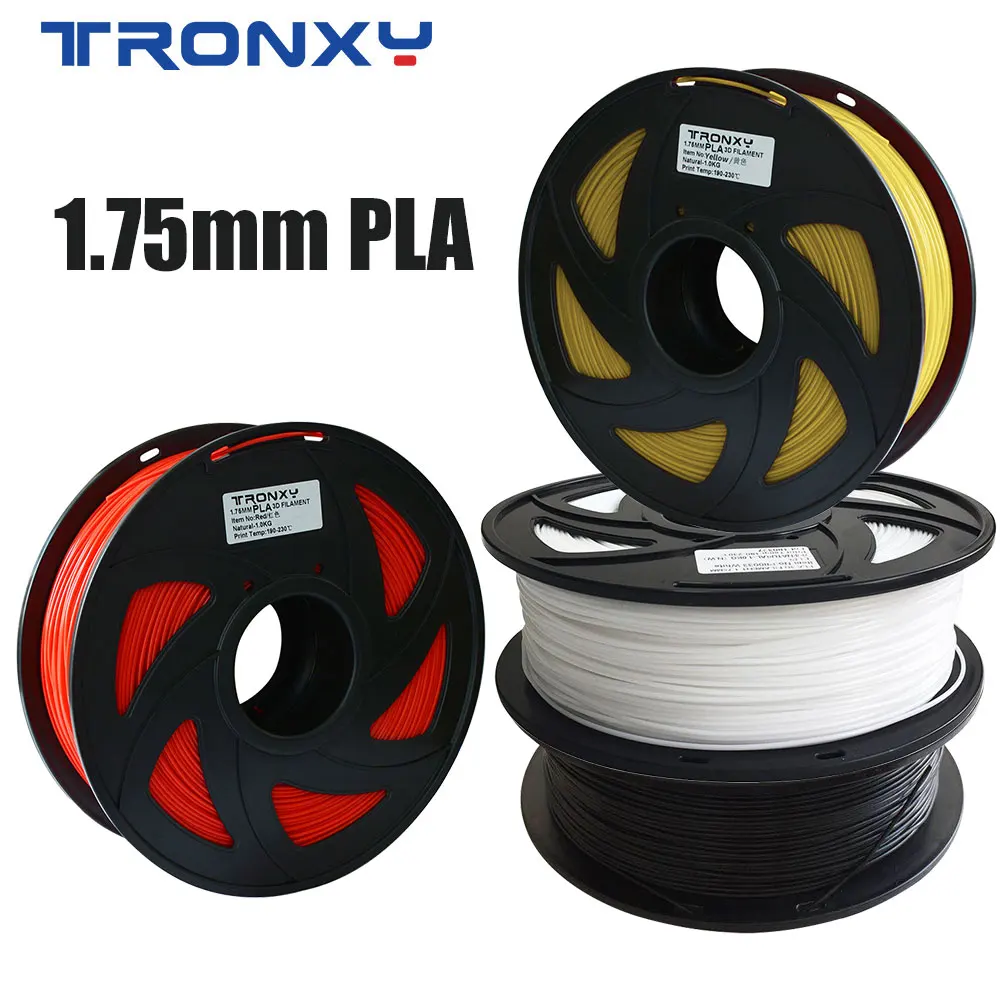 

Tronxy 3d Printer Filament PLA 1.75 mm 1KG 2.2LBS 330 meters Colorful 3d Printer Pen Materials For 3d Printing Extruder No Jams