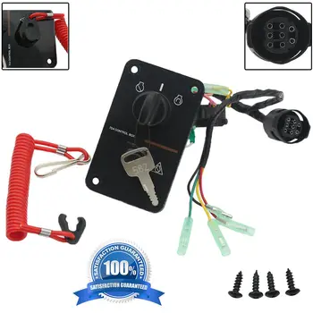 Zewnętrzny Panel przełącznika kluczykowego pojedynczego silnika do przełącznika panelu Yamaha ASSY 704-82570-12-00 704-82570-08 Fast