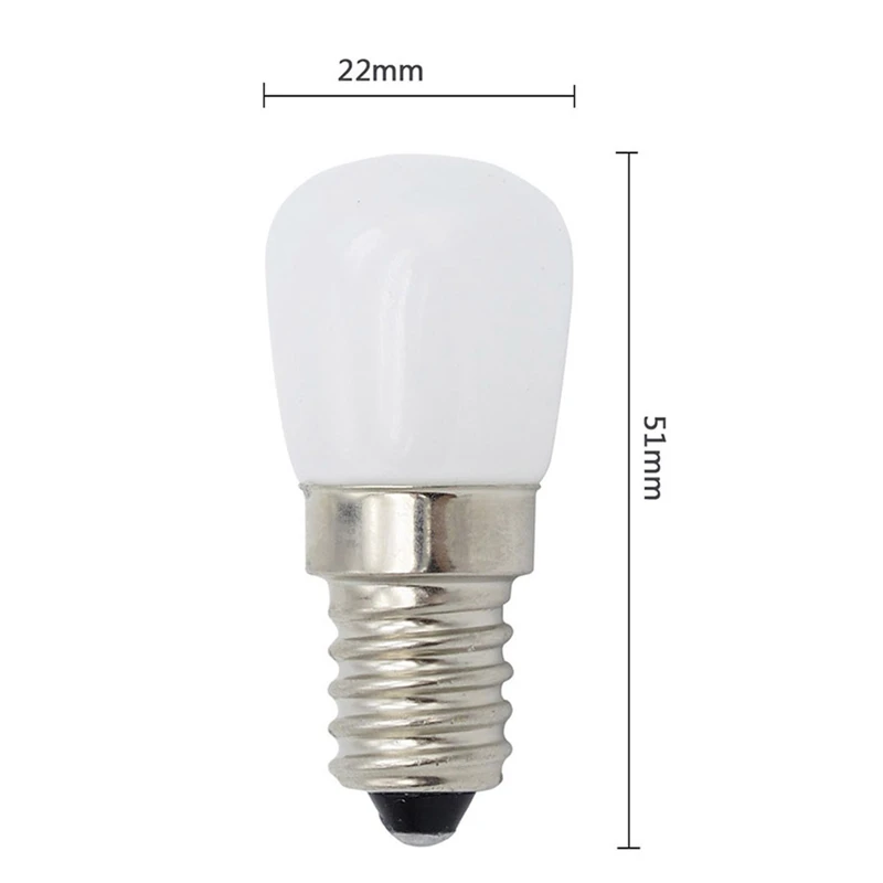 미니 Lamparas 냉장고 조명 E14 LED 램프 3W 6W 유리 디밍 가능 AC 220V 스포트 라이트 전구 냉동고 냉장고 샹들리에