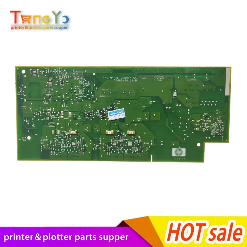 Imagem -04 - Placa do Carro para hp Designjet T1100 T610 Peças do Plotador da Placa do Transporte Q668360191 Q6683-60152