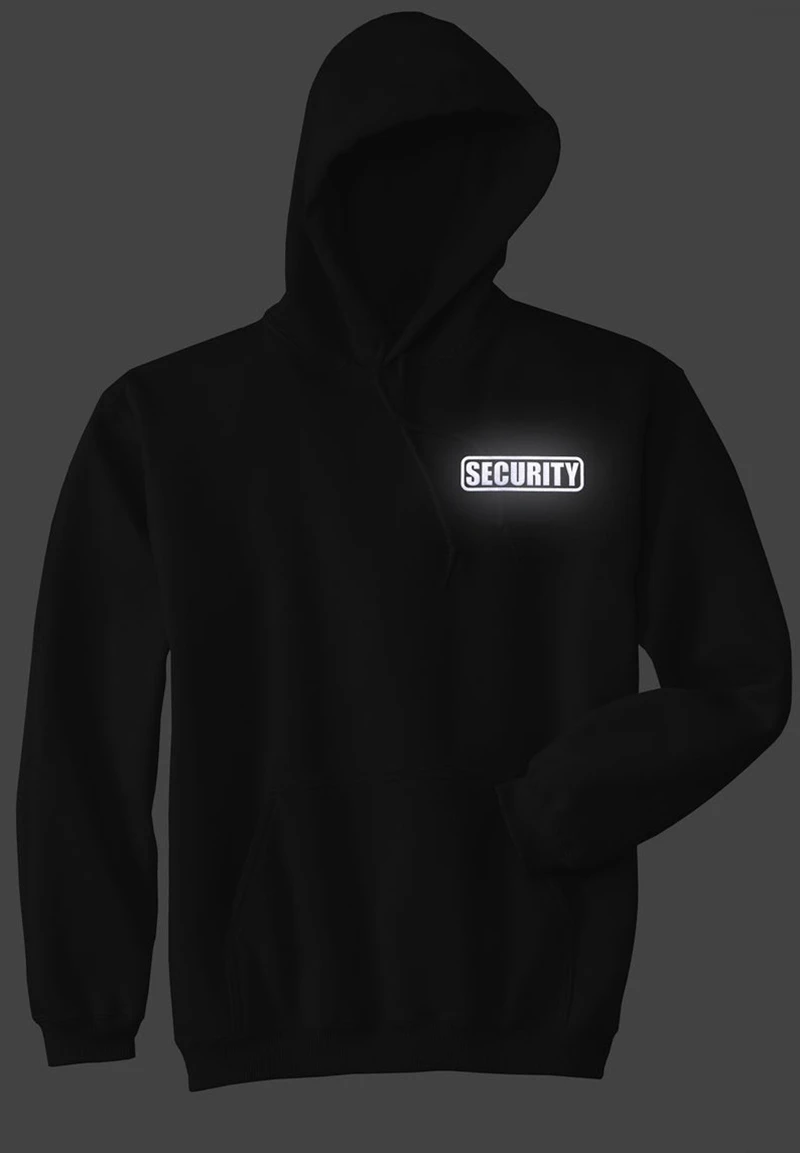 Men's Hoodies Reflective Hoodies Sweatshirts With Security Unisex Hoodies Jacket Thick Fleece Fashion Tops