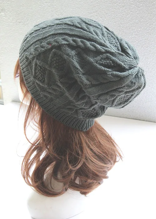 Hot New Product Winter Women\'s Knitted Hat Beanie Women\'s Autumn Warm Skull Hat