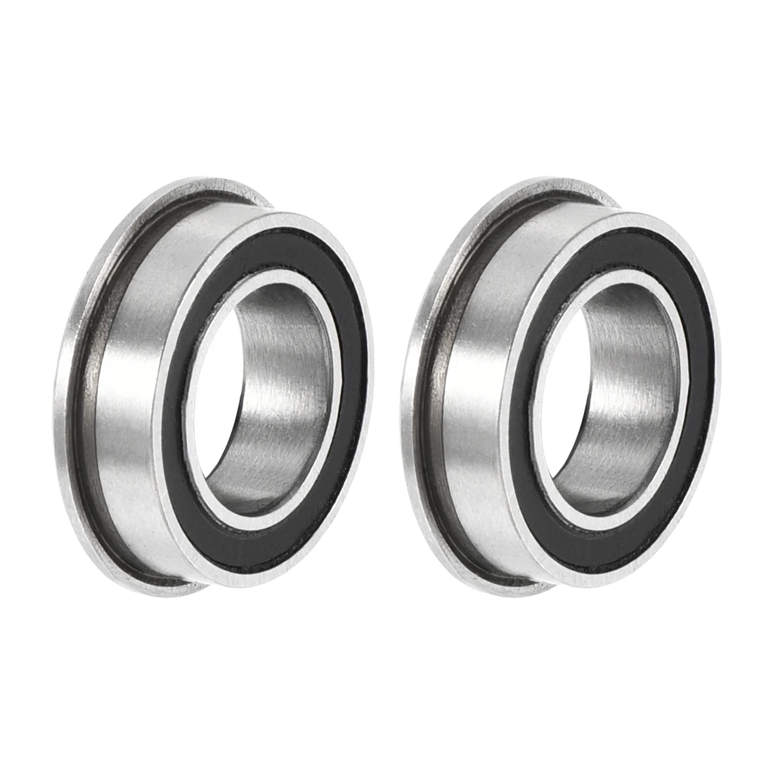 

Uxcell MF106-2RS Flanged Ball Bearing 6x10x3mm Double Sealed Chrome Steel Bearing 2pcs