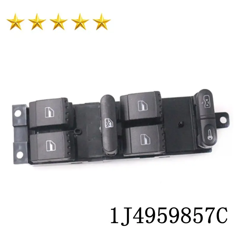 

High Quality Master Power Window Switch 1J4959857C Fit For Skoda Fabia Octavia Superb V W J Etta Golf Passat Car Accessories